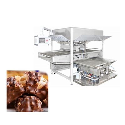 ISO 500kg/H 1200mm ウォーファー用チョコレートコーティングマシン