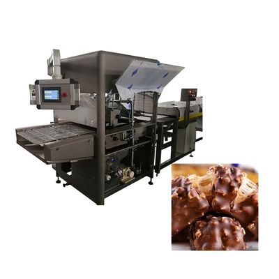 購入 3 温度ゾーン 純チョコレートカバー機 2.5m/min オンライン製造